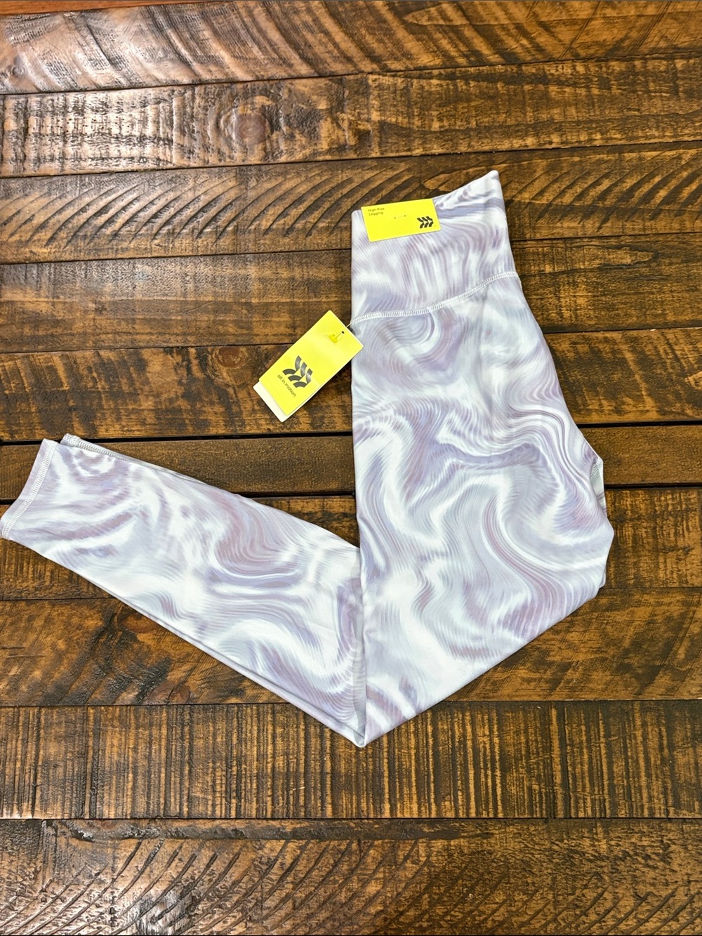 Lilac Marble-Print Leggings